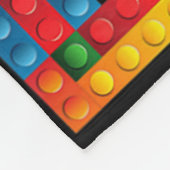 Kinder 5 jaar oude bouwstenen brick 5 jaar fleece deken (Hoek)