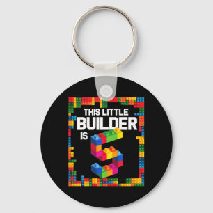 Kinder 5 jaar oude bouwstenen brick 5 jaar sleutelhanger