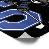 Kinder 5 jaar oude ijshockey naar de geboorte Part Poster (Hoek)