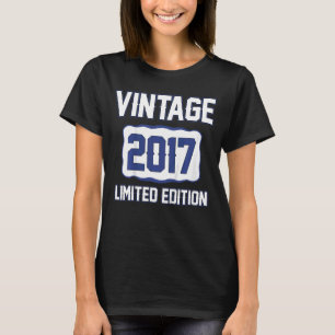 Kinder 5 jaar oude Vintage 2017 5e verjaardag T-shirt
