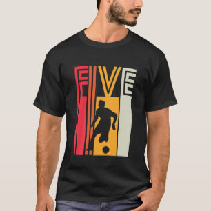 Kinder 5 jaar Voetbal Voetbal Voetbal T-shirt