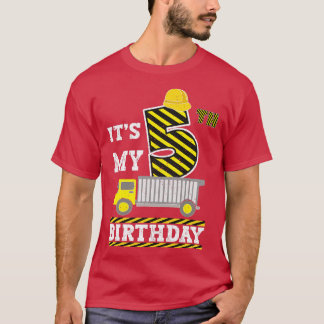 Kinder 5-jarig meisje Het is mijn 5e verjaardag Co T-shirt