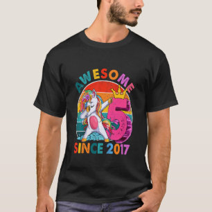 Kinder 5-jarige meisjes Tieners die abbing Unicorn T-shirt