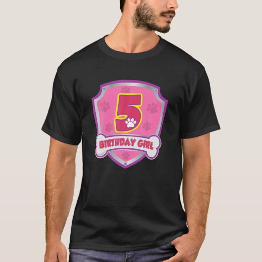 Kinder 5-jarige patrouillepartij boys gir t-shirt (Voorkant)