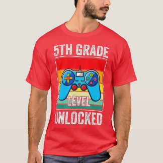 Kinder 5e niveau van de rang open terug naar schoo t-shirt