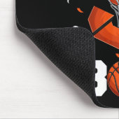 Kinder 5e Verjaardag Basketbal Kinder Muismat (Hoek)