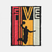 Kinder 5e Verjaardag Bysketbyll Lover Gift 5 Jaar  Fleece Deken (Voorkant)
