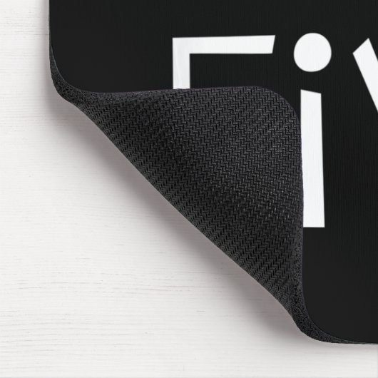 Kinder 5e verjaardag en 5 jaar oude kindertuin muismat (Hoek)