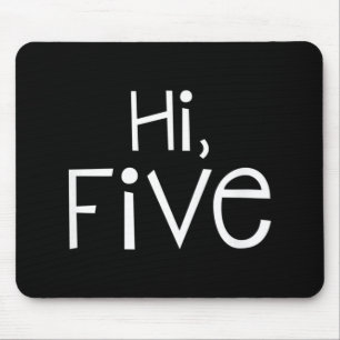 Kinder 5e verjaardag en 5 jaar oude kindertuin muismat