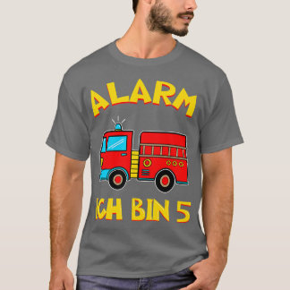 Kinder 5e verjaardag van de geboorte van de brandw t-shirt