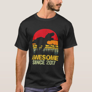 Kinder 5e verjaardag van Dinosaur Trex Geweldige s T-shirt