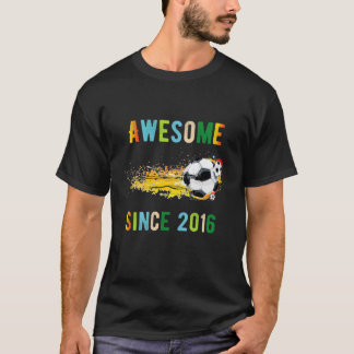 Kinder 5e verjaardag Voetbal Soccer Lover Gift 5 j T-shirt
