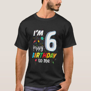 Kinder 6 6e zestiende gelukkige verjaardag voor mi t-shirt