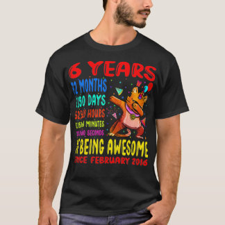Kinder 6 jaar Geweldige 6-jarige Kinderen T-shirt