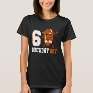 Kinder 6 jaar oud Football van borstvoeding 6e ver T-shirt