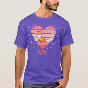 Kinder 6 jaar oud kind 6 dag oud meisje 6 dag oud t-shirt
