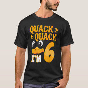 Kinder 6-jarige jongen wordt 6 jaar oud slachtoffe t-shirt