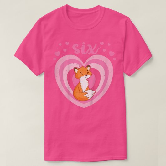 Kinder 6-jarige stuiver van geboorte, 6-jarig meis t-shirt (Design voorkant)