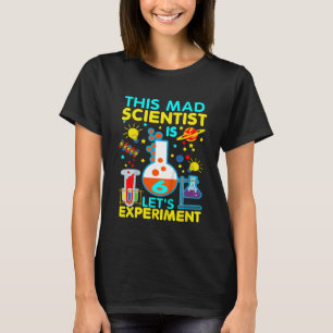 Kinder 6e verjaardag Deze dikke wetenschapper is 6 T-shirt