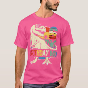 Kinder 6e verjaardag Jongen Dino Rex Dinosaur Boys T-shirt