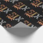 Kinder 6e verjaardag van de dierentuin Tiger Cadeaupapier (Hoek)