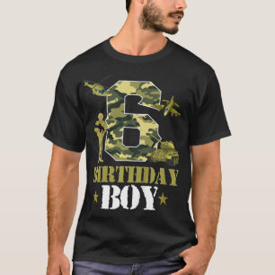 Kinder 6e verjaardag van de gevierde kerkhoven 6 j t-shirt