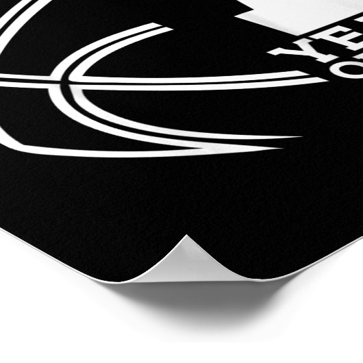 Kinder 7 JAAR GEWELDIGE BASKETBAL 7E GEBOORTE Poster (Hoek)