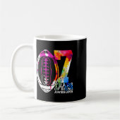 Kinder 7 jaar Geweldige Football 7e geboortedag Koffiemok (Links)