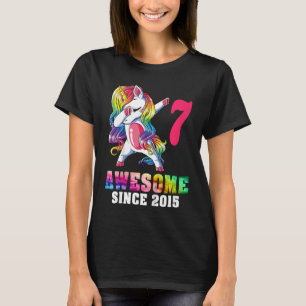 Kinder 7 jaar oud 7e verjaardag Geweldige sinds 20 T-shirt