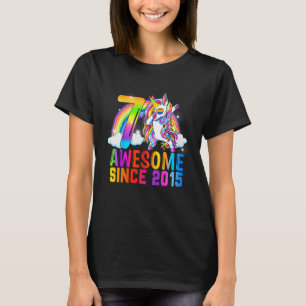Kinder 7 jaar oud Geweldige sinds 2015 7e verjaard T-shirt