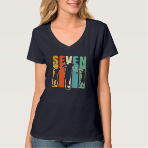 Kinder 7 Jaar Oud Golf Verjaardagsfeestgeschenk vo T-shirt
