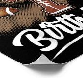 Kinder 7 jaar oud Het is mijn 7e verjaardag Footba Poster (Hoek)