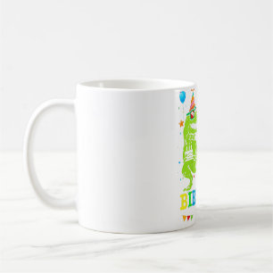 Kinder 7 jaar oud Shirt 7e verjaardag Jongen T Rex Koffiemok