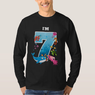 Kinder 7 jaar oud Zee van de vogelgriep T-shirt