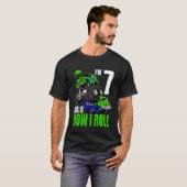 Kinder 7 jaar oude 7-jarige 7-jarige martday-monst t-shirt (Voorkant volledig)