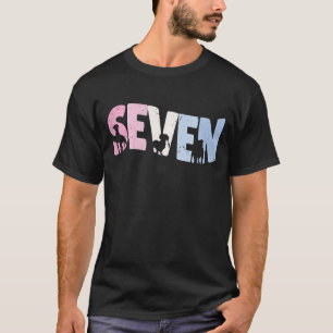 Kinder 7 jaar oude kotterhond zestiende dag meisje t-shirt