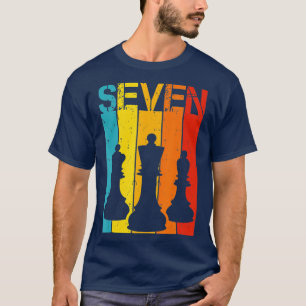 Kinder 7 jaar oude schaakspeler geboorthday Boy Gi T-shirt
