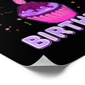 Kinder 7-jarig meisje Het is mijn zevende verjaard Poster (Hoek)