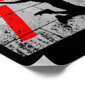 Kinder 7-jarige 7e verjaardag Bysketbyll Poster (Hoek)