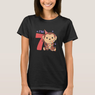 Kinder 7e jaaraap voor kinderen op een dag na de g t-shirt