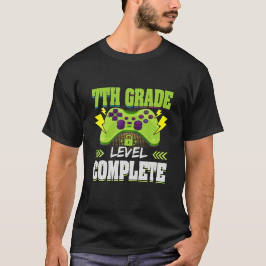 Kinder 7e klasse volledig Afstuderen klasse van T-shirt (Voorkant)