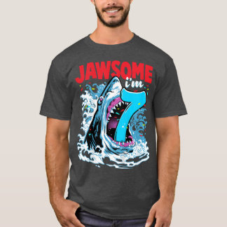 Kinder 7e verjaardagShark Birthday Party Gifts for T-shirt