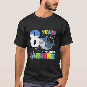 Kinder 8 jaar Geweldige haai 8 h bi T-shirt