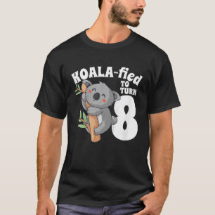 Kinder 8 jaar oud Koala Birthday Koalafied Girl Cu T-shirt