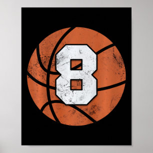 Kinder 8 Jaar Oud Verjaardag Kinder Jongens Meisje Poster