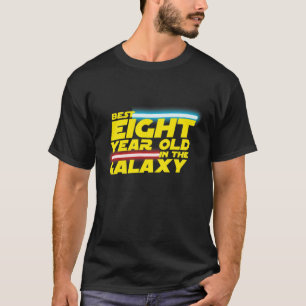 Kinder 8-jarige 8-jarige verjaardag beste in gal t-shirt