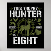 Kinder 8-jarige jachtdag: Duck Deer H Poster (Voorkant)