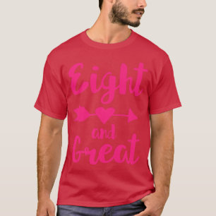 Kinder 8e verjaardag - acht en groot t-shirt
