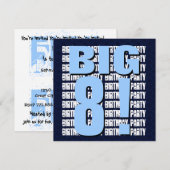 Kinder 8e verjaardag Acht jaar oud modern vierkant Kaart (Voorkant / Achterkant)