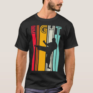 Kinder 8e verjaardag Gift Karate Retro Taekwondo M T-shirt